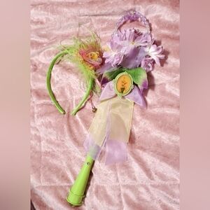 Disney TinkerBell Headband And Wand